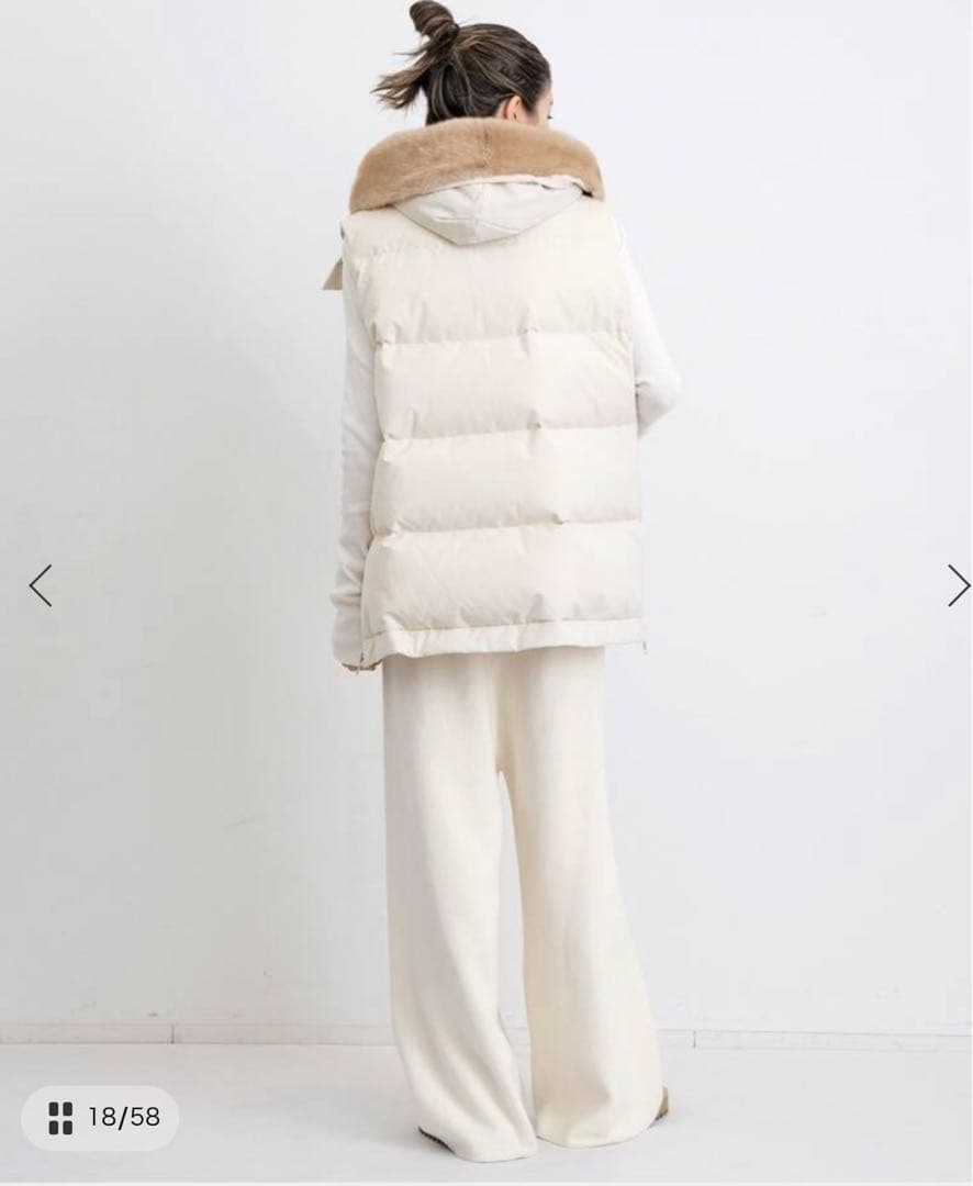 アパルトモン【LOU ANDREA/ルーアンドレア】2WAYダウンベスト