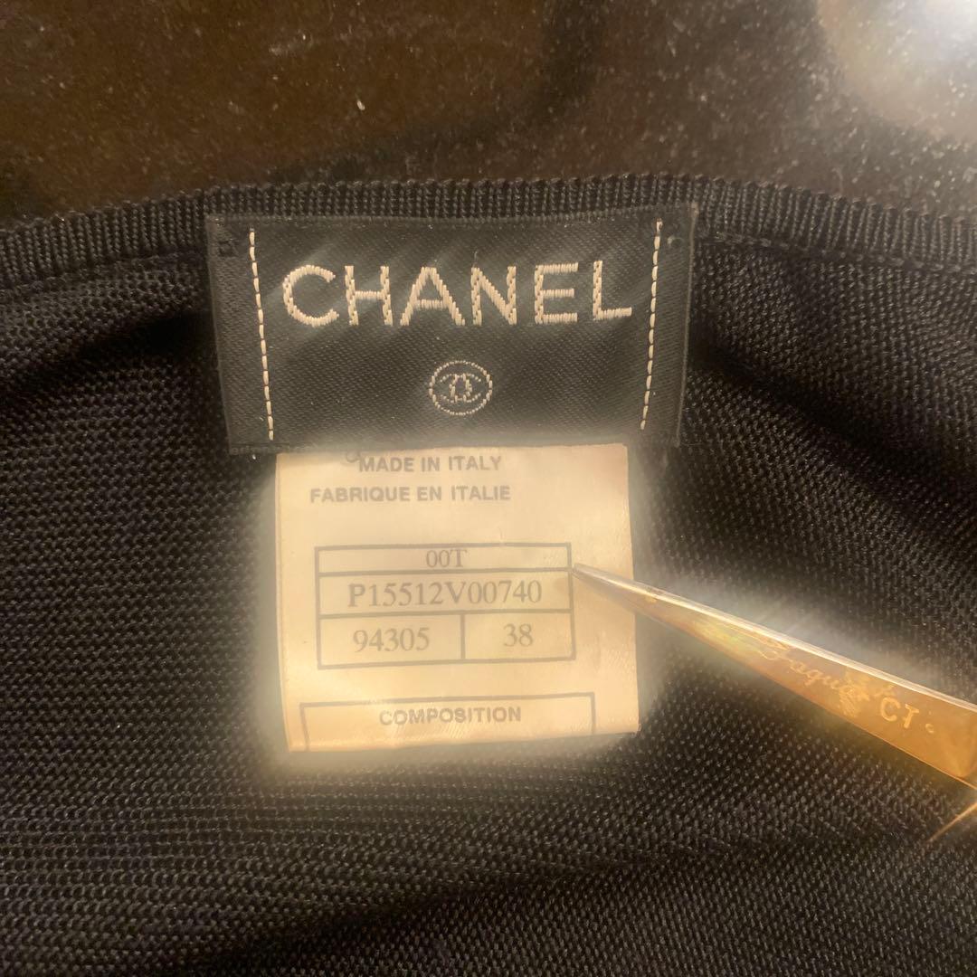 CHANEL ケープコート 破格ビジュー　ブラック　ドレス