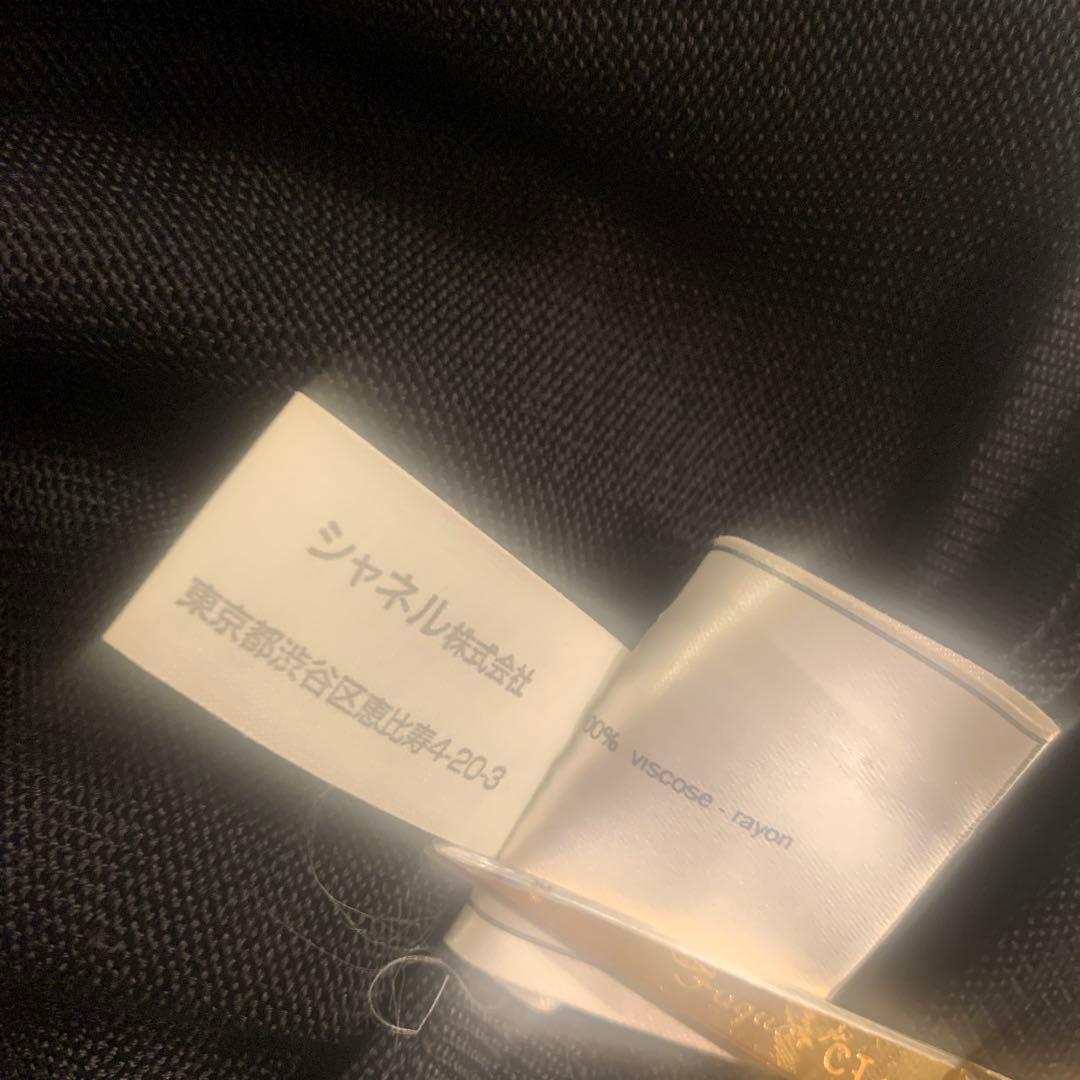 CHANEL ケープコート 破格ビジュー　ブラック　ドレス