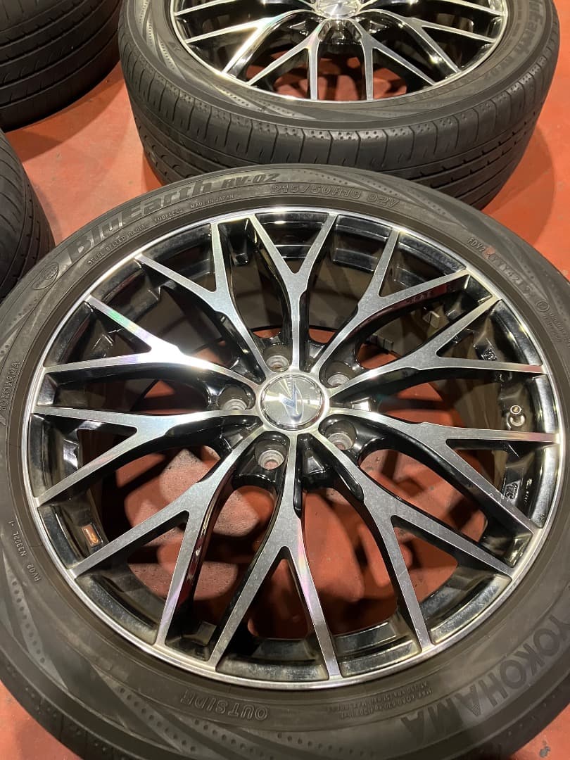 ② レオニスMX 18インチ　7J PCD114.3 2本