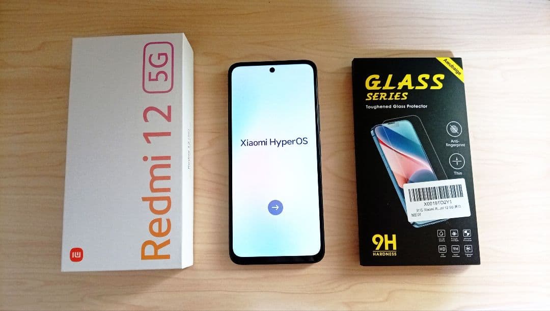 Xiaomi Redmi 12 5G 本体 + ケース+ガラスフィルム2枚