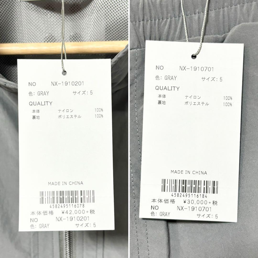 新品 バガーチ ラッセルノ ゴルフ パネルカラー ブルゾン セットアップ L 5