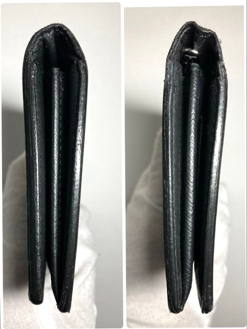 ルイヴィトン　モノグラム　エクリプス　ブラザ　二つ折り長財布　RFID内蔵