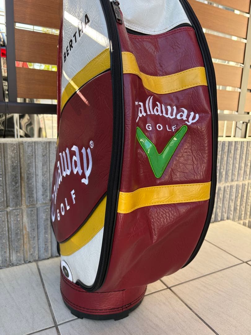 Callawaygolf BIG BERTHA レザーキャディバッグ レア 美品