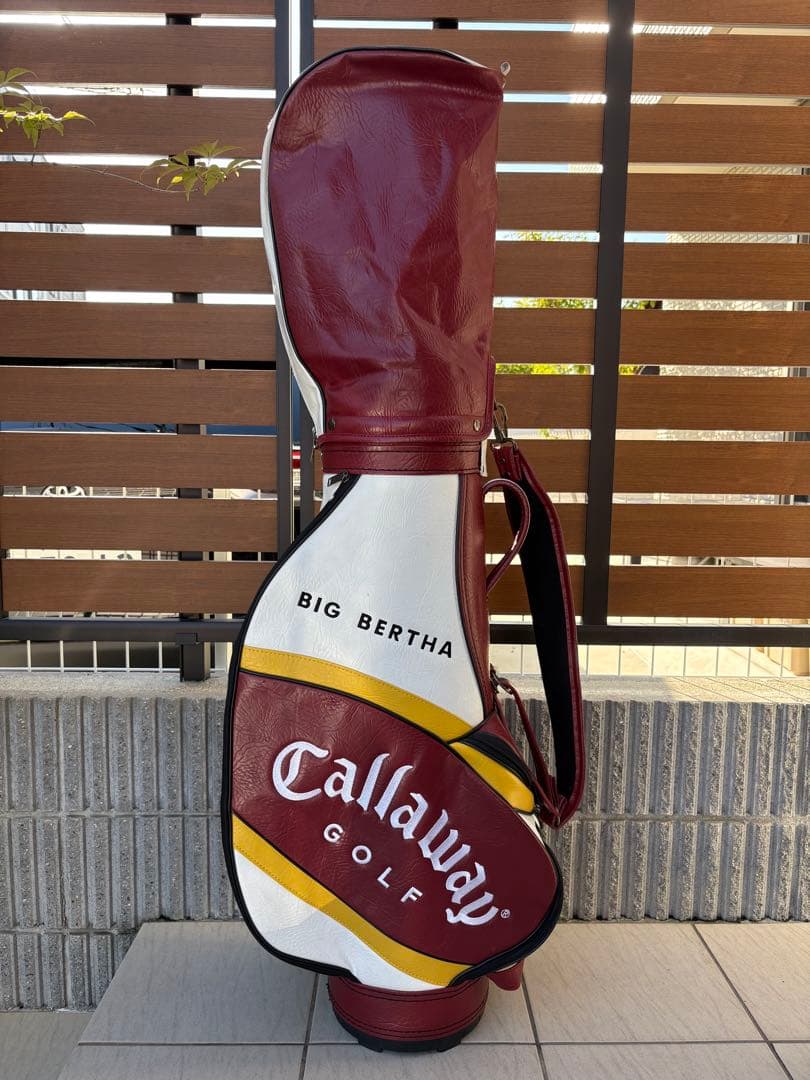 Callawaygolf BIG BERTHA レザーキャディバッグ レア 美品