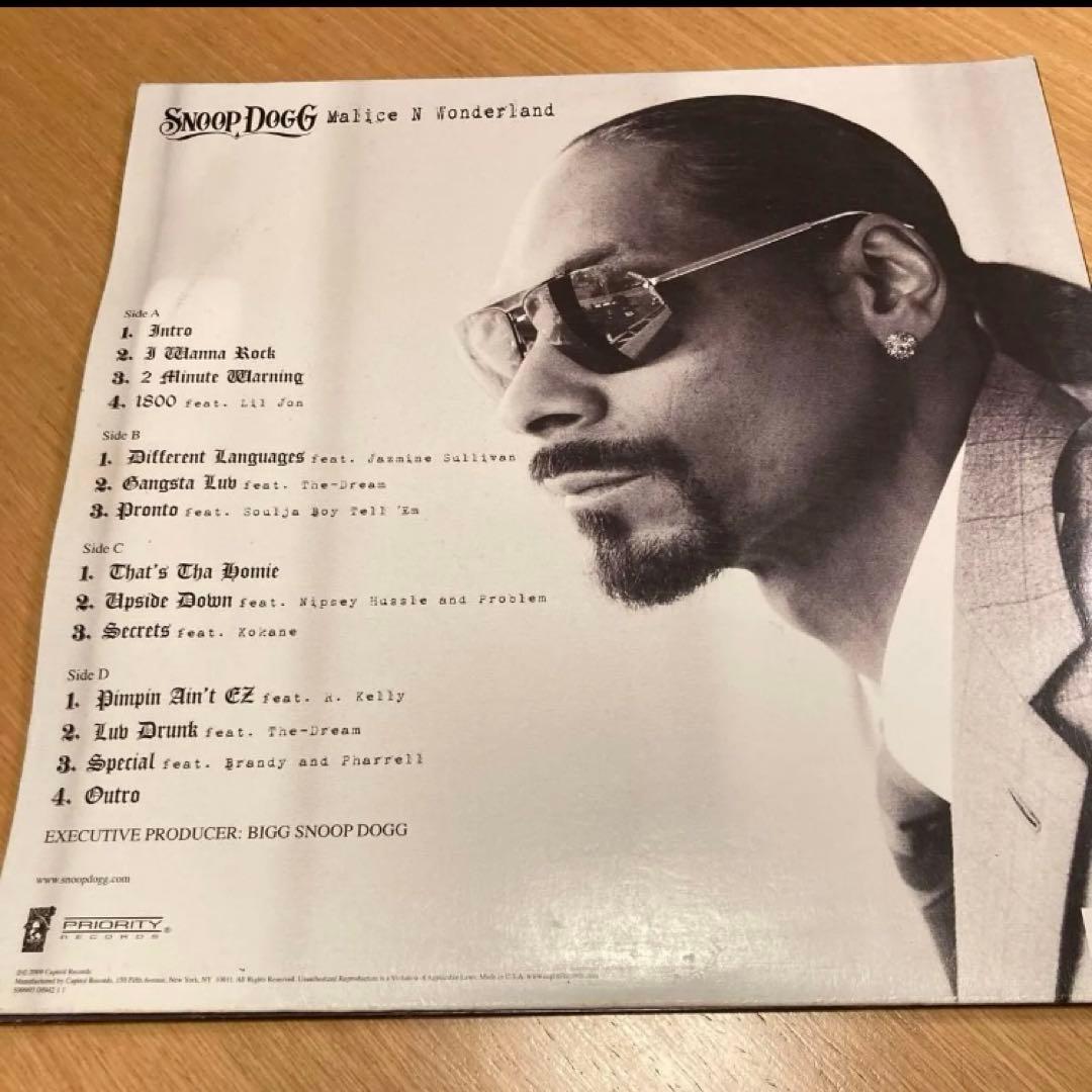 SNOOP DOGG レコード　MALICE N WONDERLAND