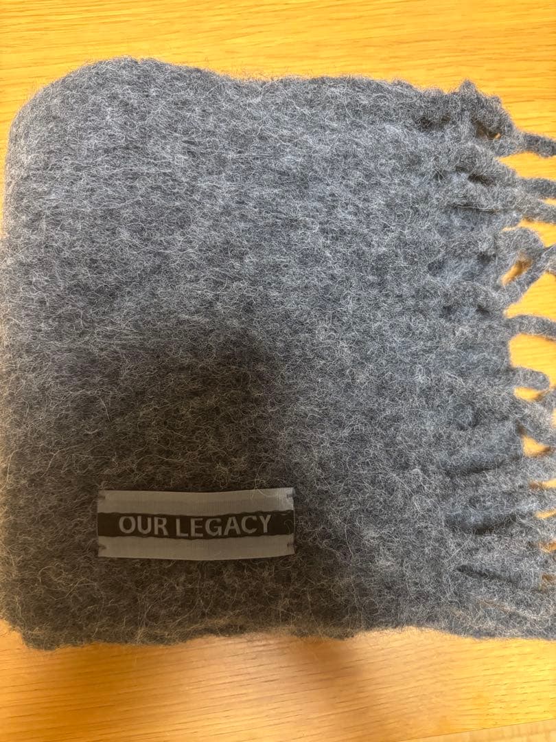OUR LEGACY グレー マフラー FALL 2025