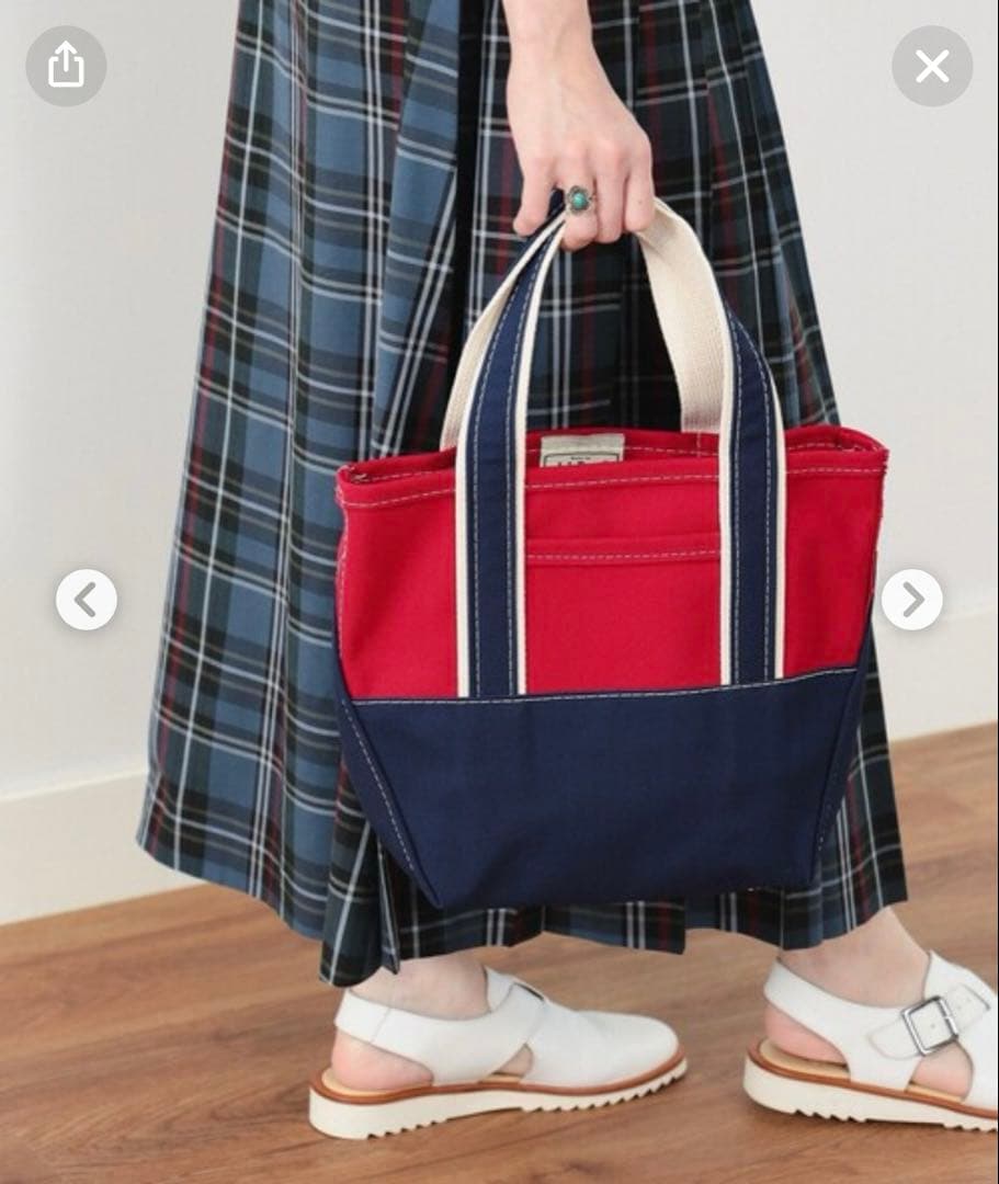 【レア＆極美品】L.L.Bean×BEAMS別注 トートS＆キーチェーン☆☆