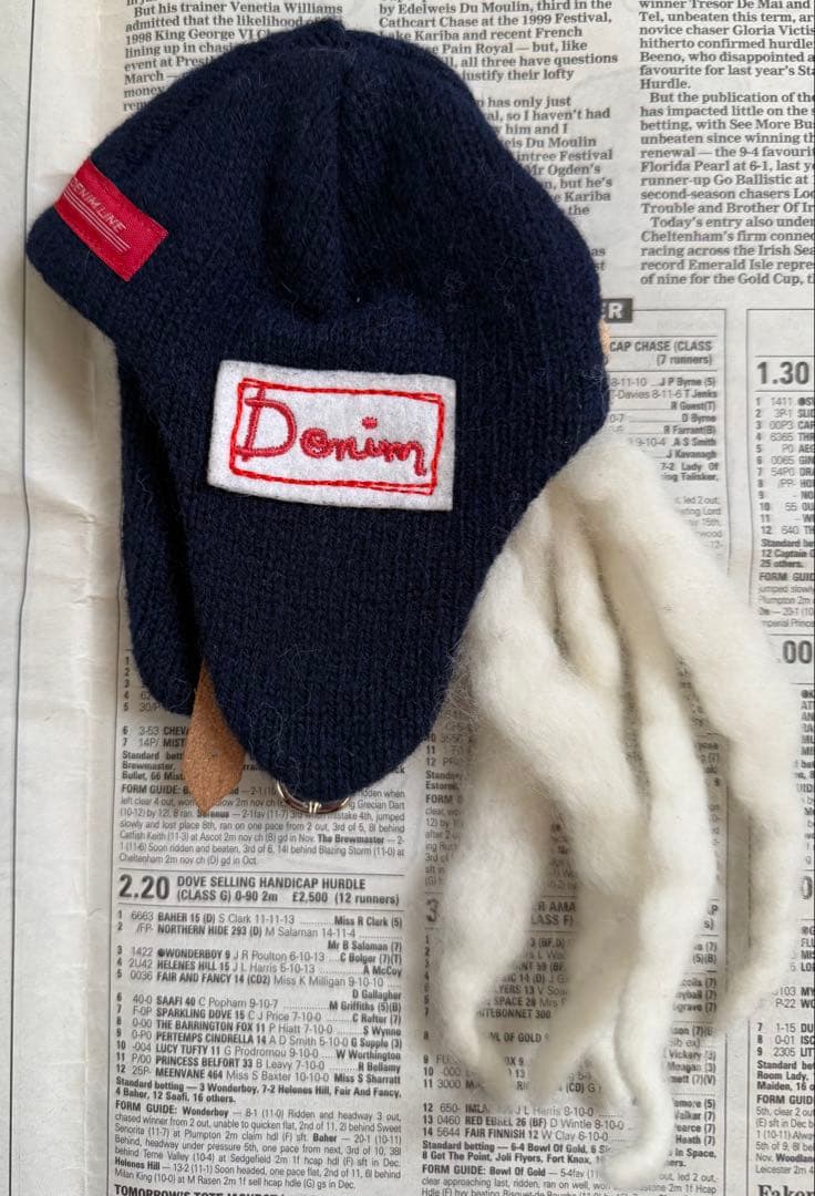 おまとめ2点　　アトリエGG FLIGHTKNITCAP 2½