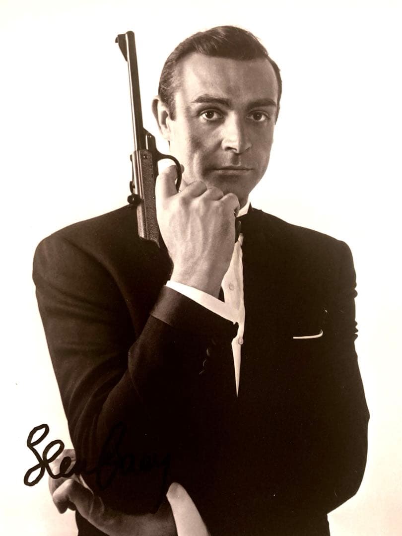 ショーン・コネリー直筆サイン入り超大型写真…