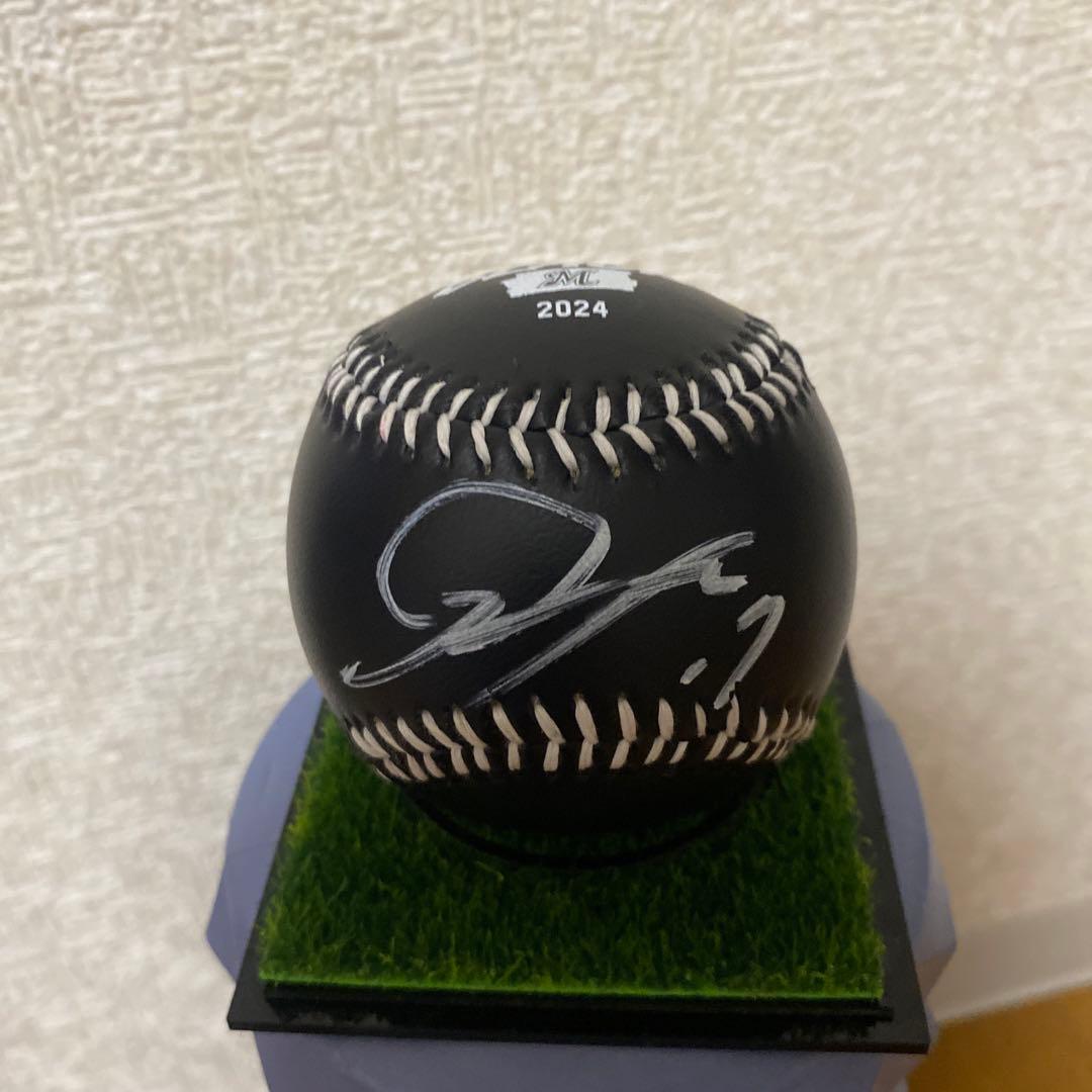 佐々木朗希投げ入れ直筆サインボール
