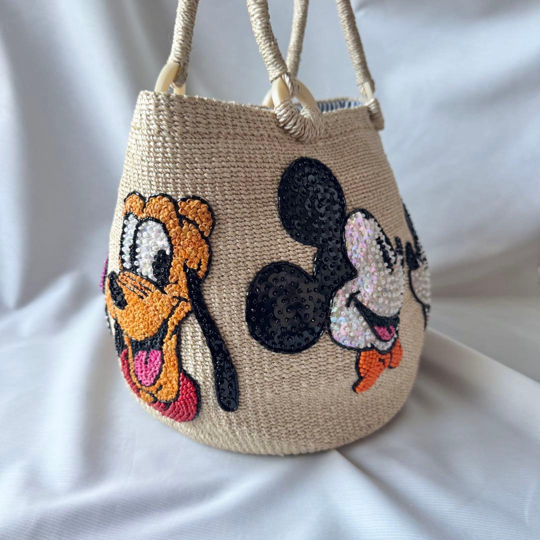 未使用✨️JAPAN限定✨️BEAMS BOY 25th ディズニー かごバッグ