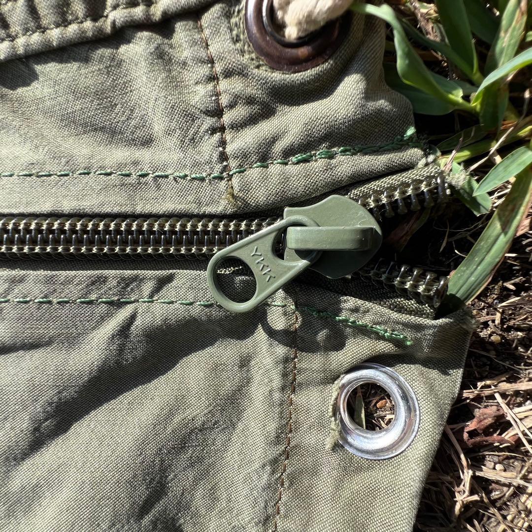 USパップテント YKKファスナー加工済み ポールセット