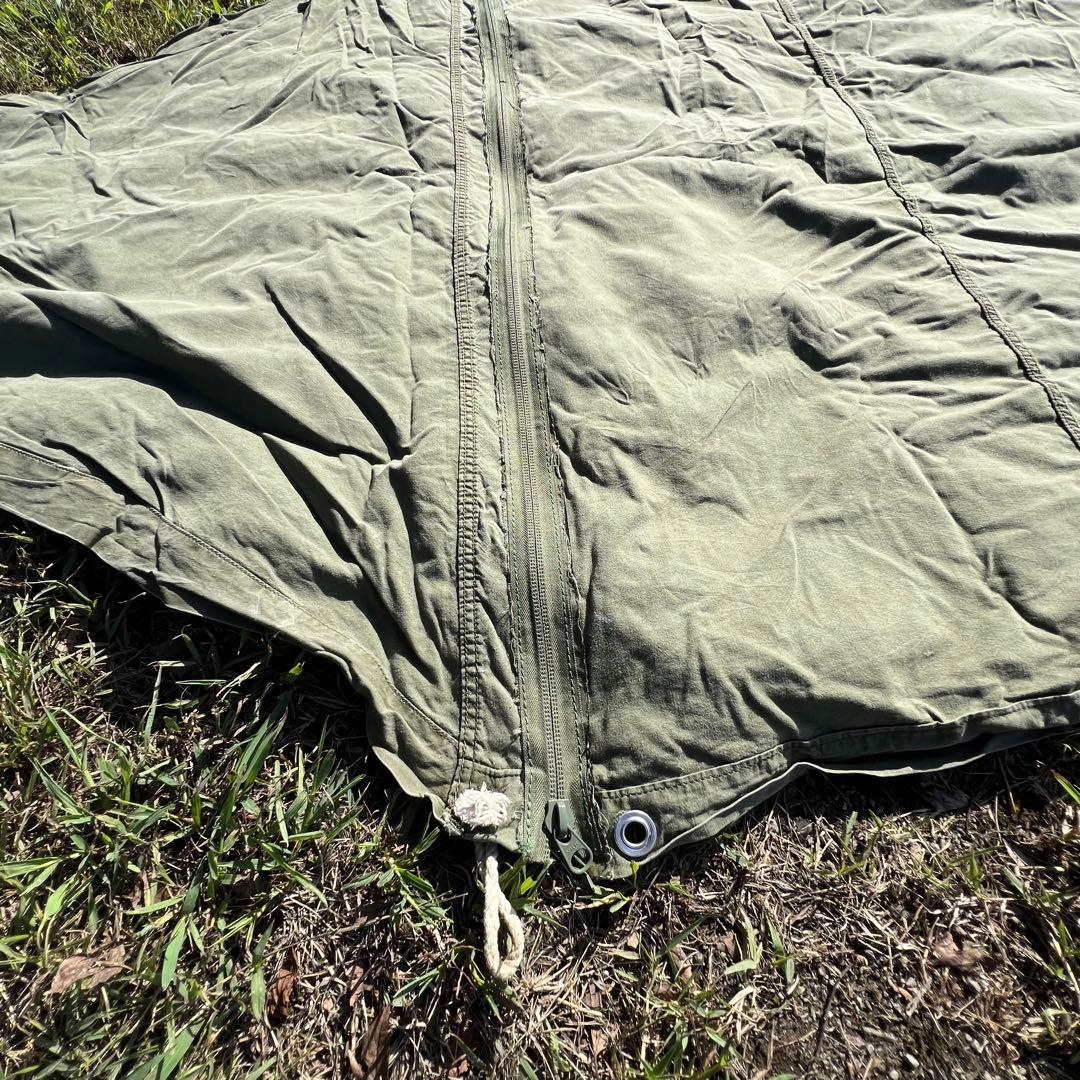 USパップテント YKKファスナー加工済み ポールセット