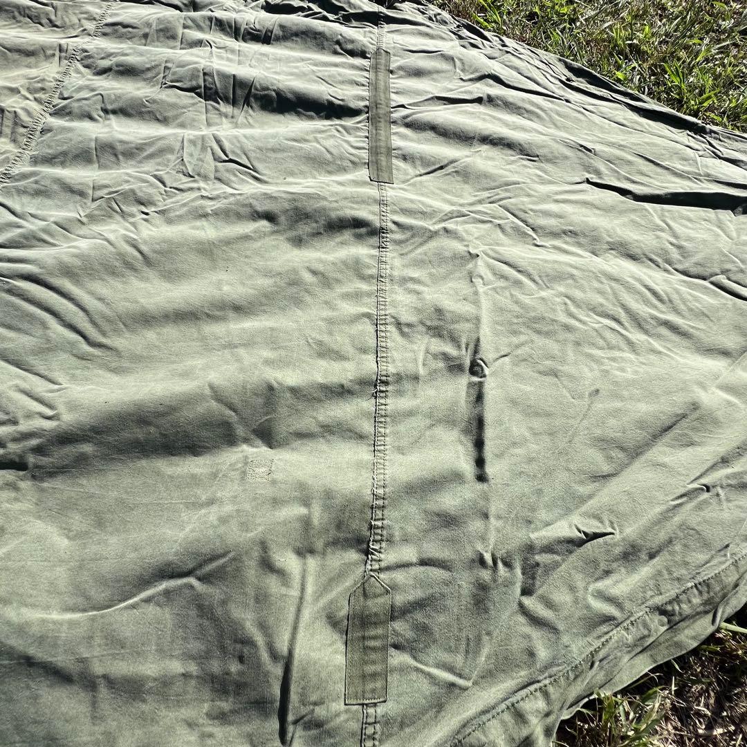 USパップテント YKKファスナー加工済み ポールセット