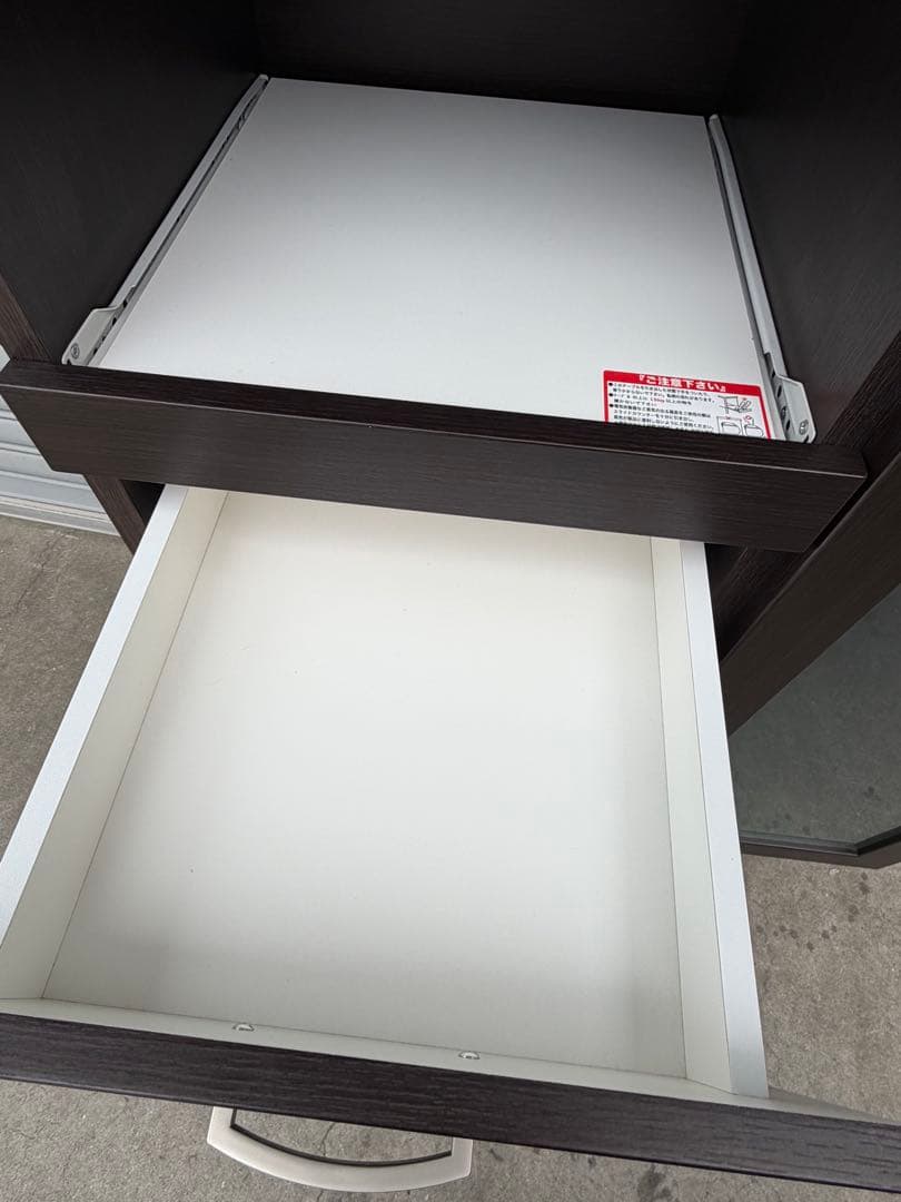 最終価格 ニトリ レンジボード ブラウン 茶色 横幅80cm