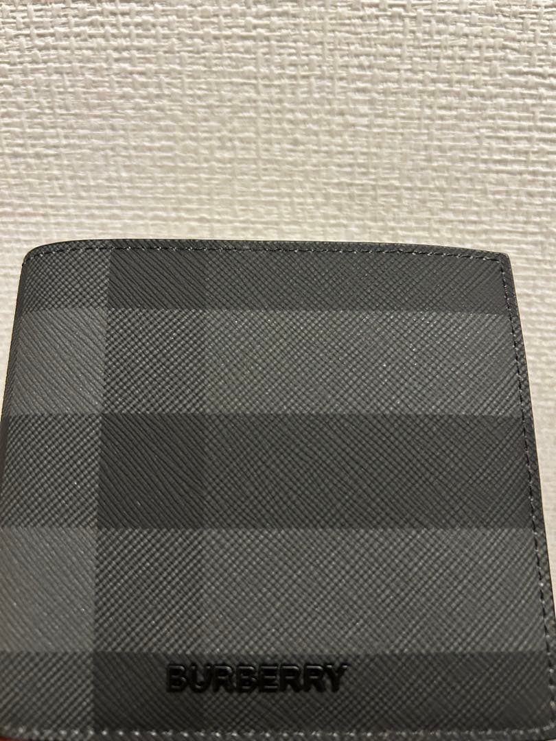 バーバリー　メンズ　二つ折り財布
