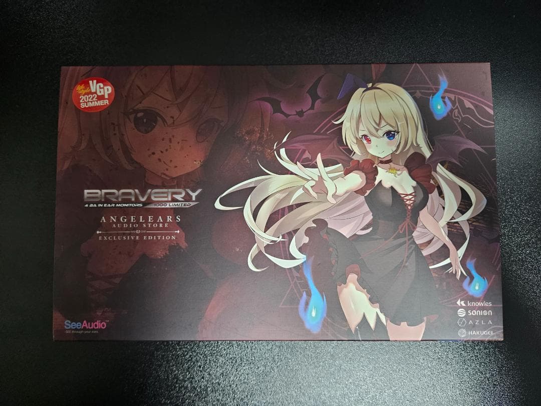 イヤホン SeeAudio Bravery AE Blue