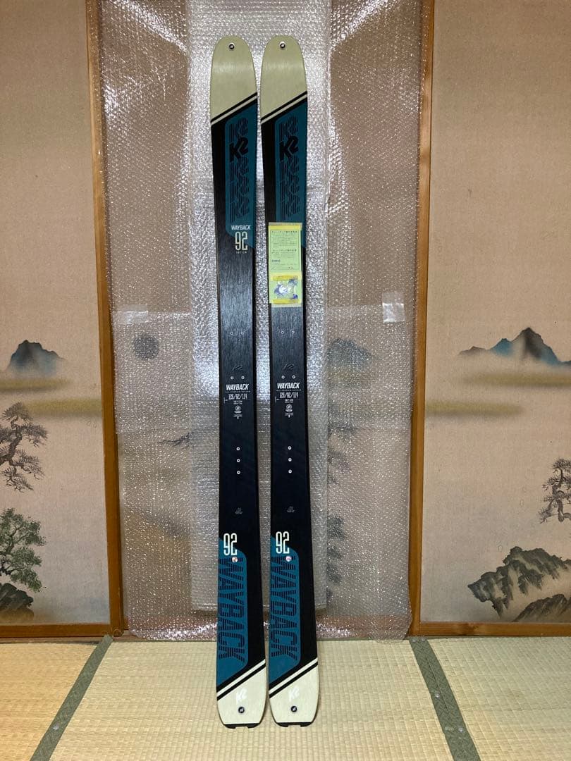 K2WAYBACK 92テレマークスキー167cm 未使用 金具下穴加工済み