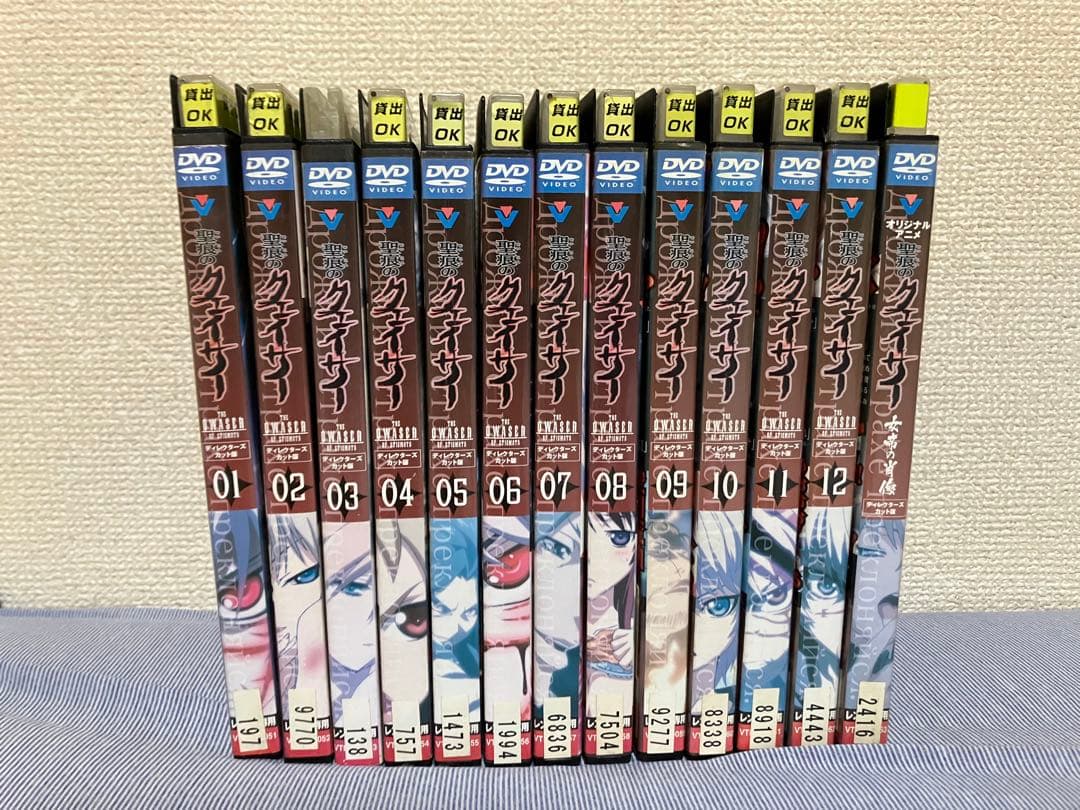 聖痕のクェイサーDVD 全12巻セット➕女帝の肖像