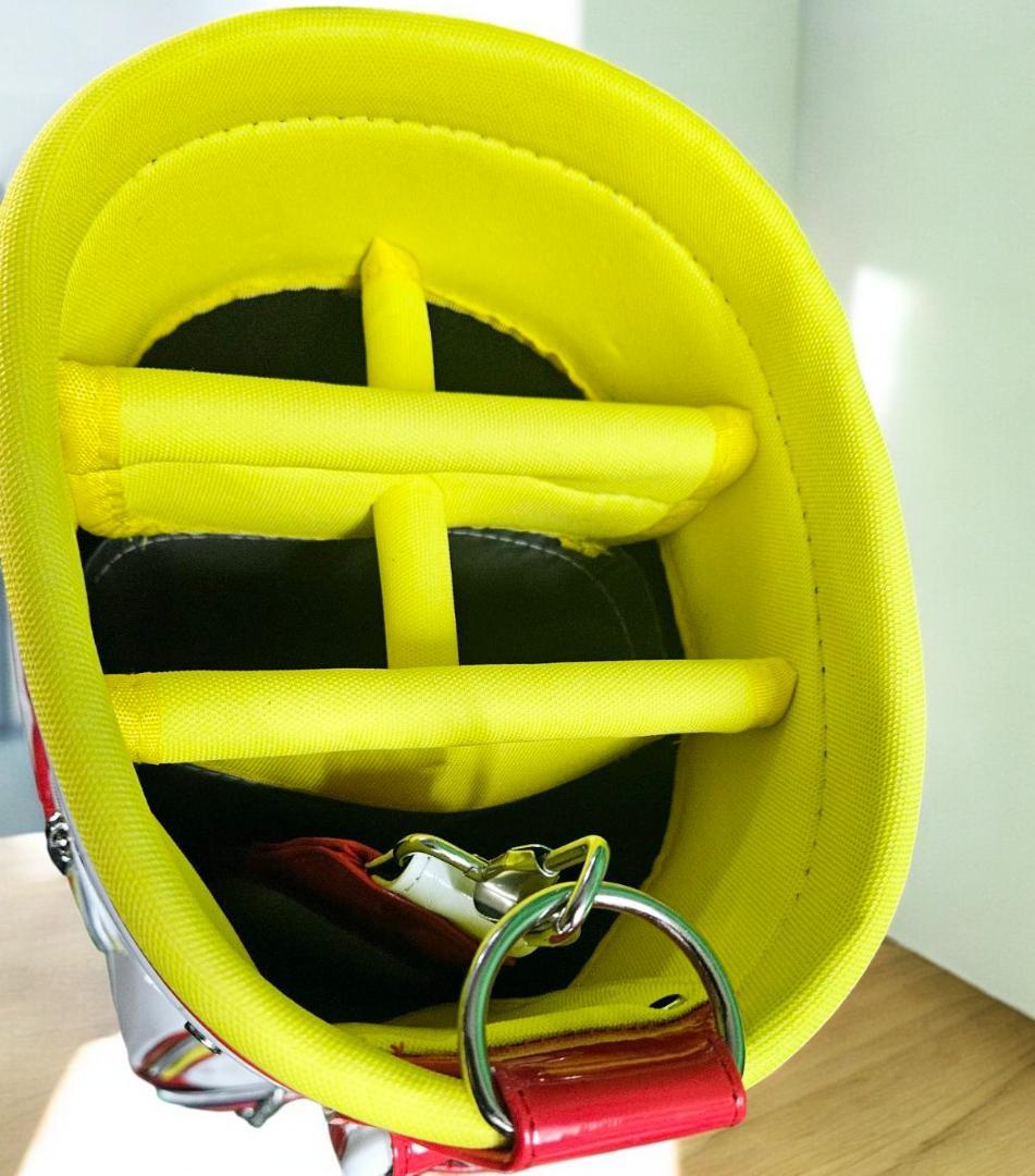 送料無料/新品未使用展示品　M-U SPORTS エナメル高級 キャディバッグ