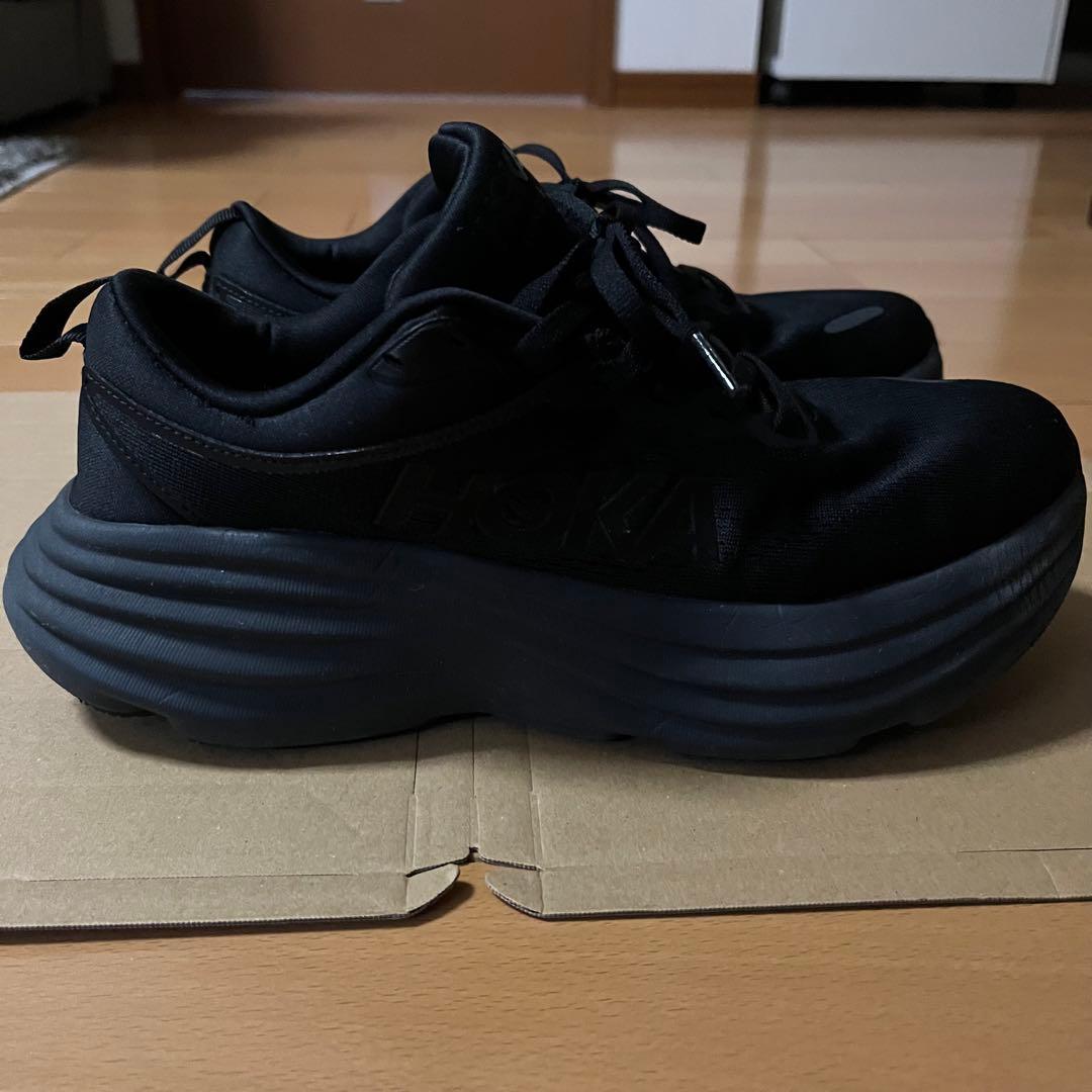 HOKA bondi8 24.5cm ブラック　ホカ　ボンダイ8