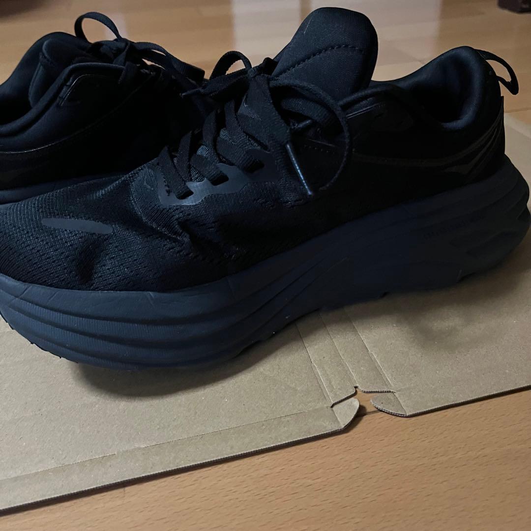 HOKA bondi8 24.5cm ブラック　ホカ　ボンダイ8
