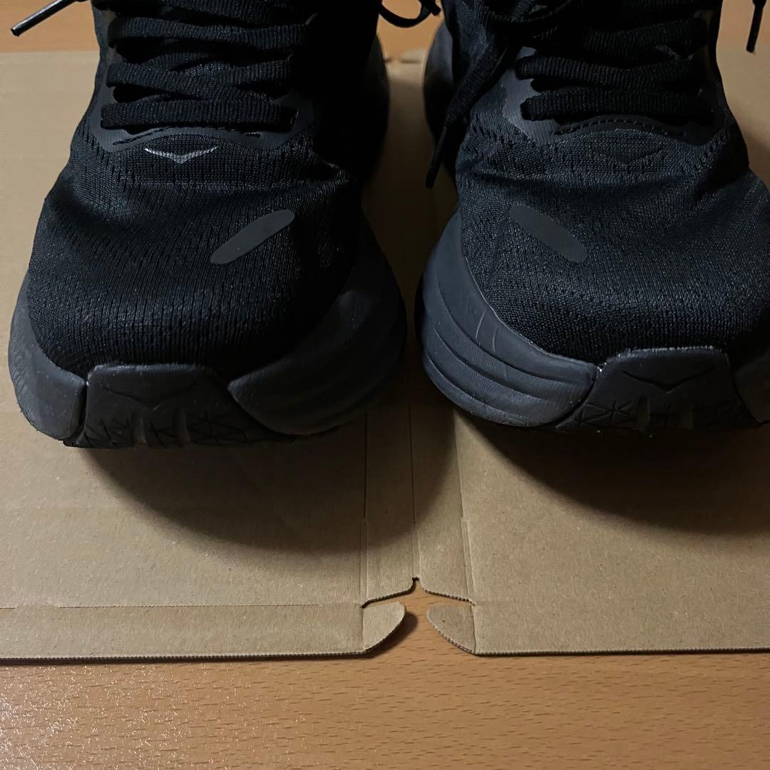 HOKA bondi8 24.5cm ブラック　ホカ　ボンダイ8