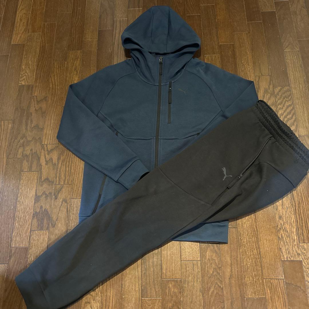 【M上下set】 PUMA プーマ テックフリース パーカー パンツ