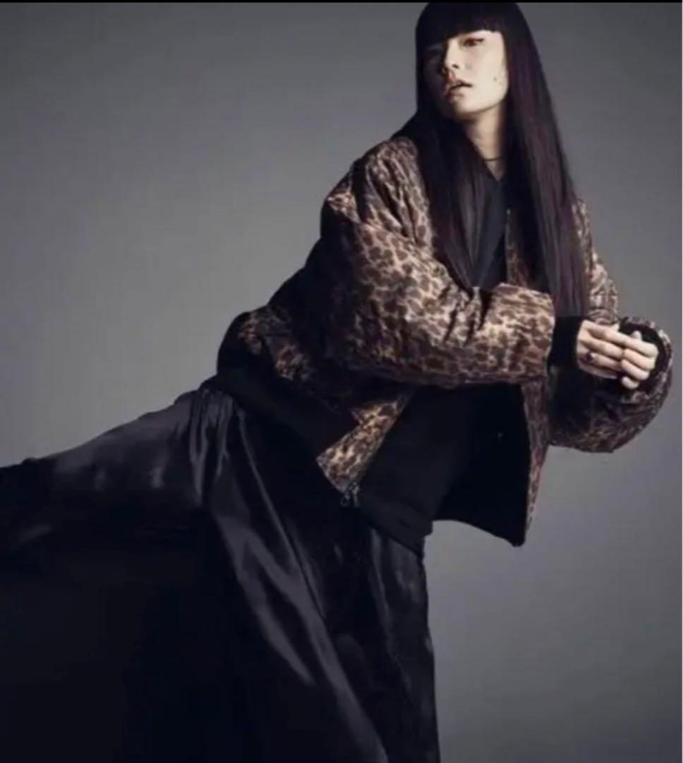 nanouniverse 西川ダウン　秋元梢　豹柄スタジャン