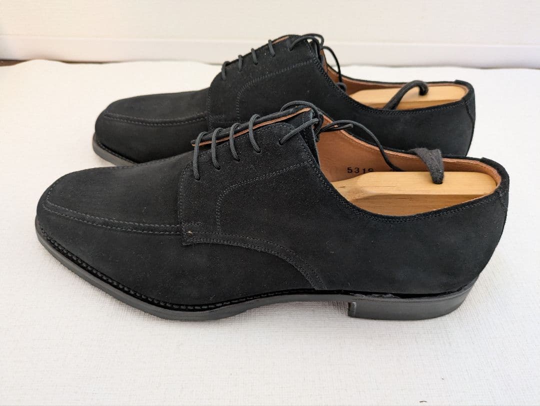 SCOTCH　GRAIN　日本製　Uチップ　26.5cm　黒スウェード