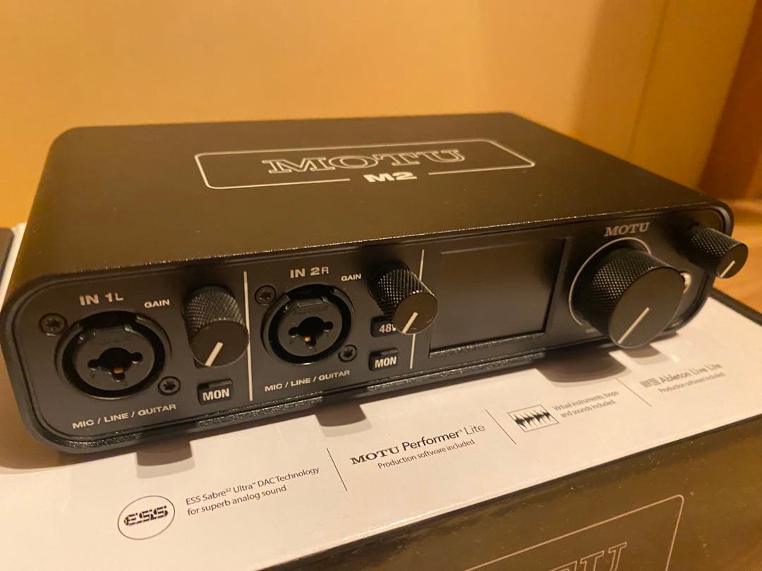 MOTU M2 モツ オーディオインターフェイス