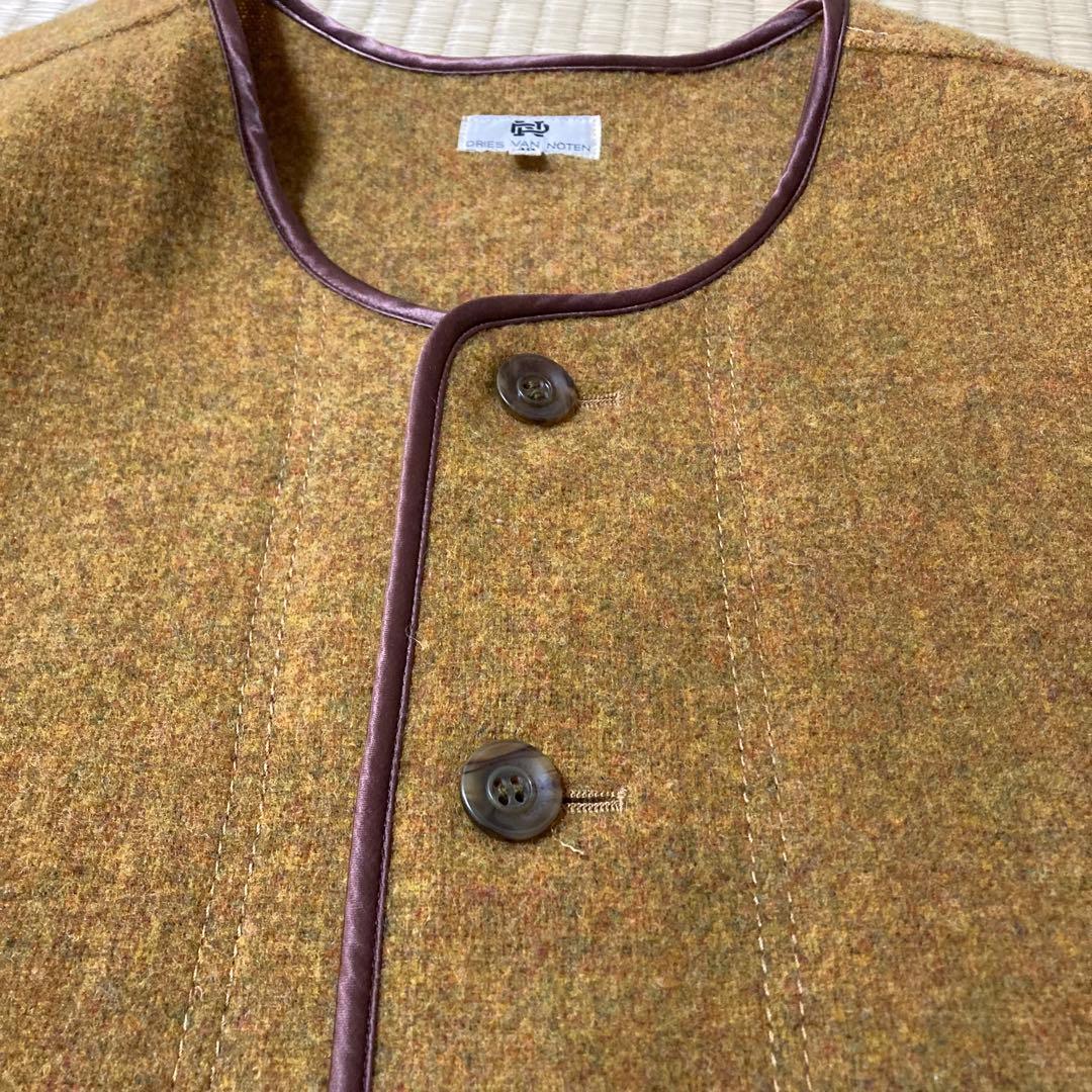 Dries van noten ノーカラージャケット　90s 初期　旧タグ