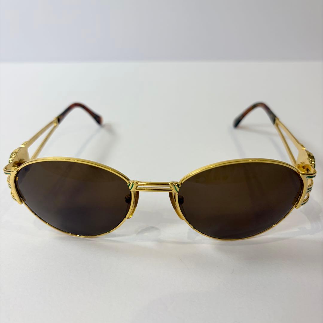 FENDI SL7073 オーバル型サングラス イタリア製 フルリム ケース付