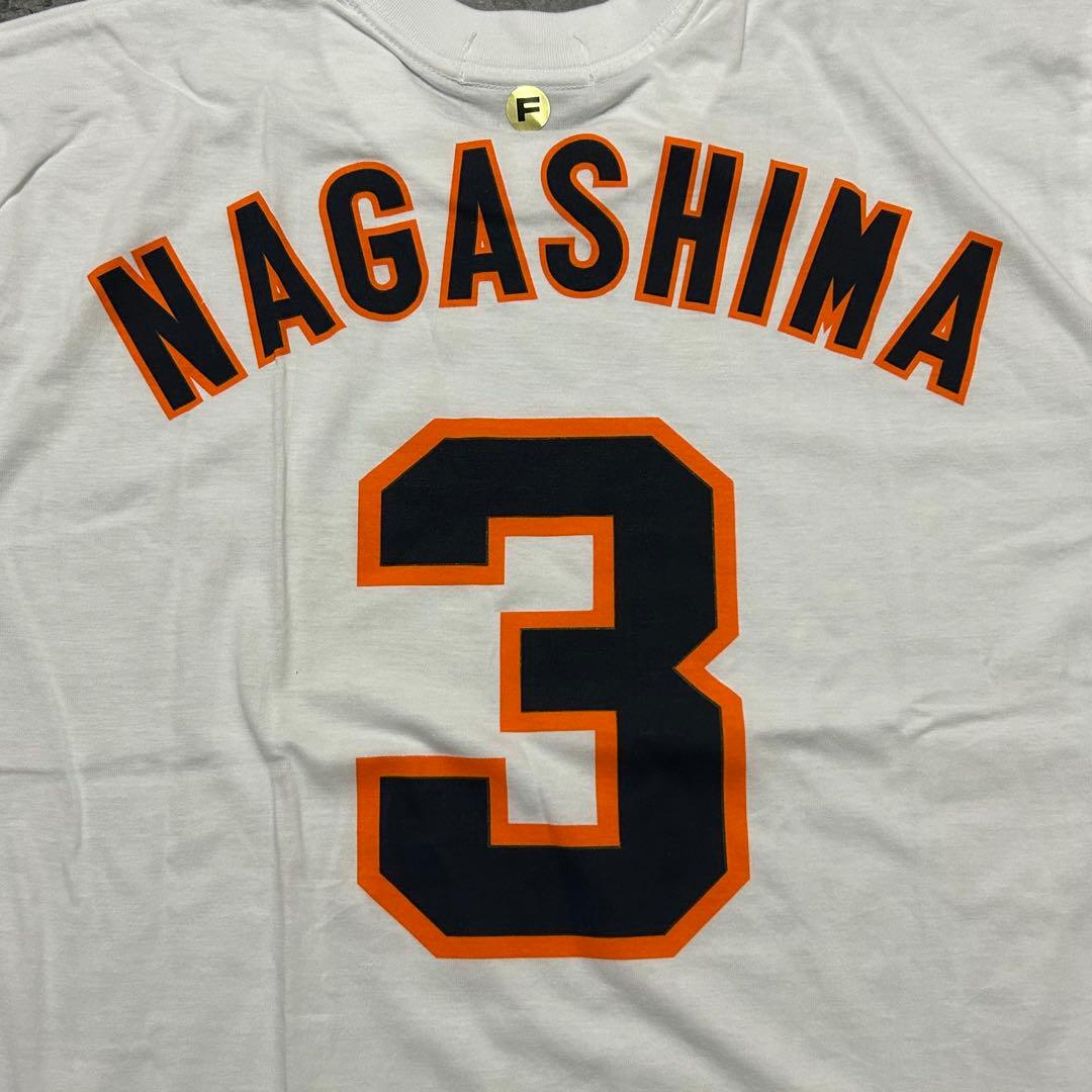 激レア アイテム 読売ジャイアンツ 長嶋茂雄 ネーム入 Tシャツ 一球製 L相当