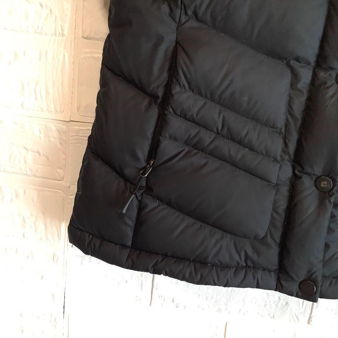 ○ノースフェイス ダウンベスト 700フィル 高品質 ブラック 黒 S〜M