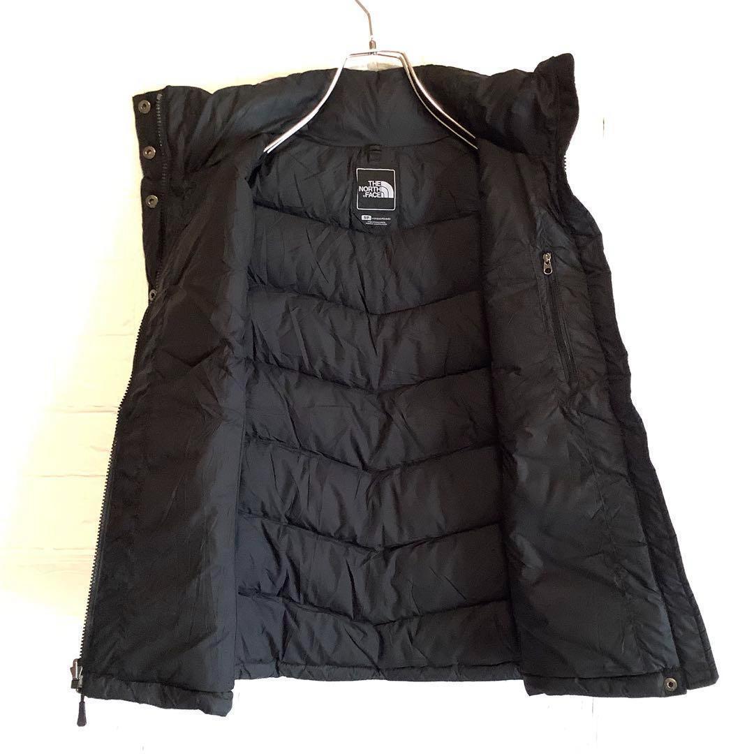 ○ノースフェイス ダウンベスト 700フィル 高品質 ブラック 黒 S〜M