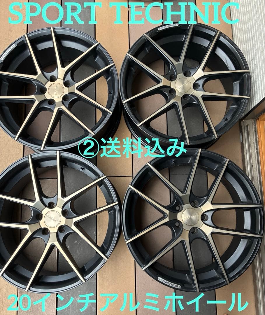 ヒデ‼️【入手困難】スポーツテクニック　マッドブラック20インチホイール　②