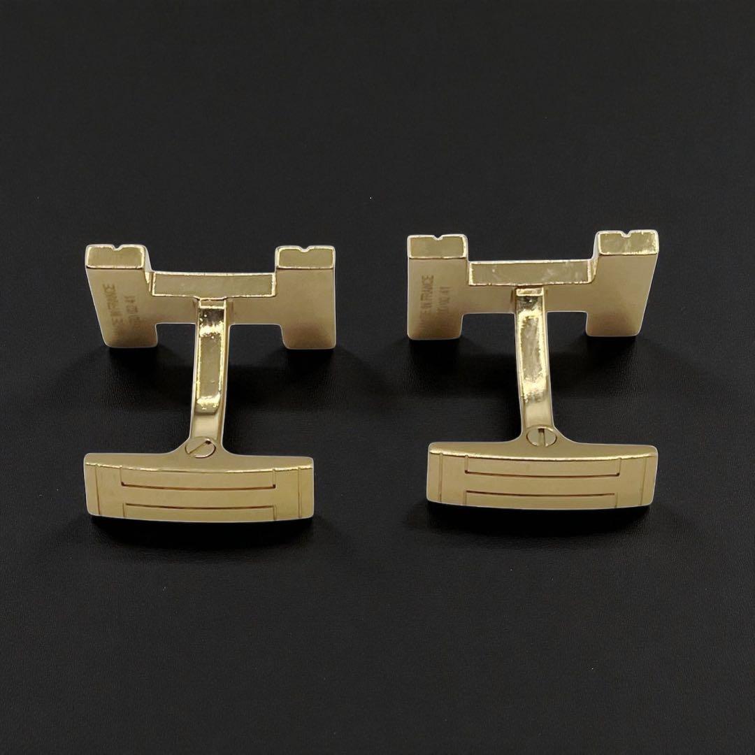 ⭐️美品⭐️ エルメス カフス Hオ カレ ゴールド カフリンクス