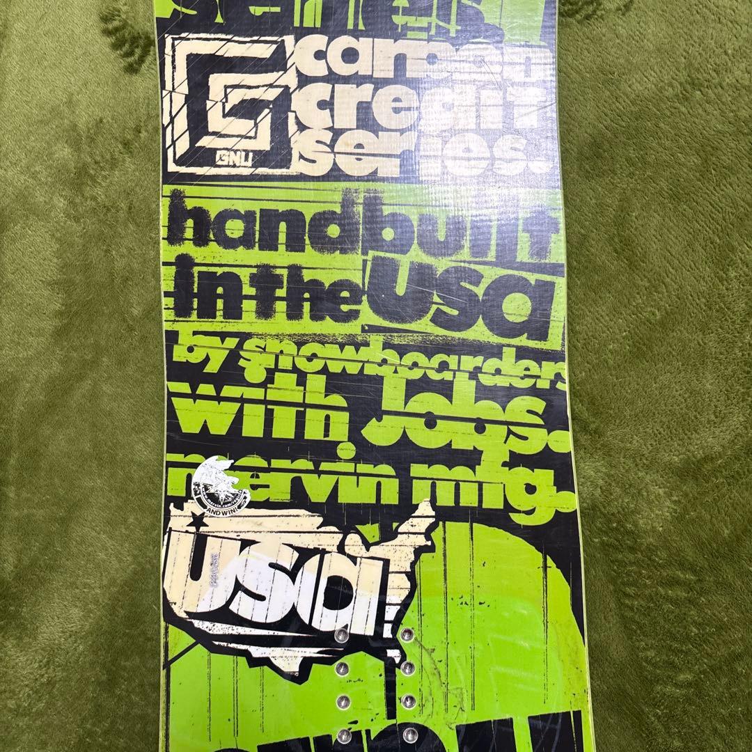 Gnu carbon credit series159 FLUX スノーボード