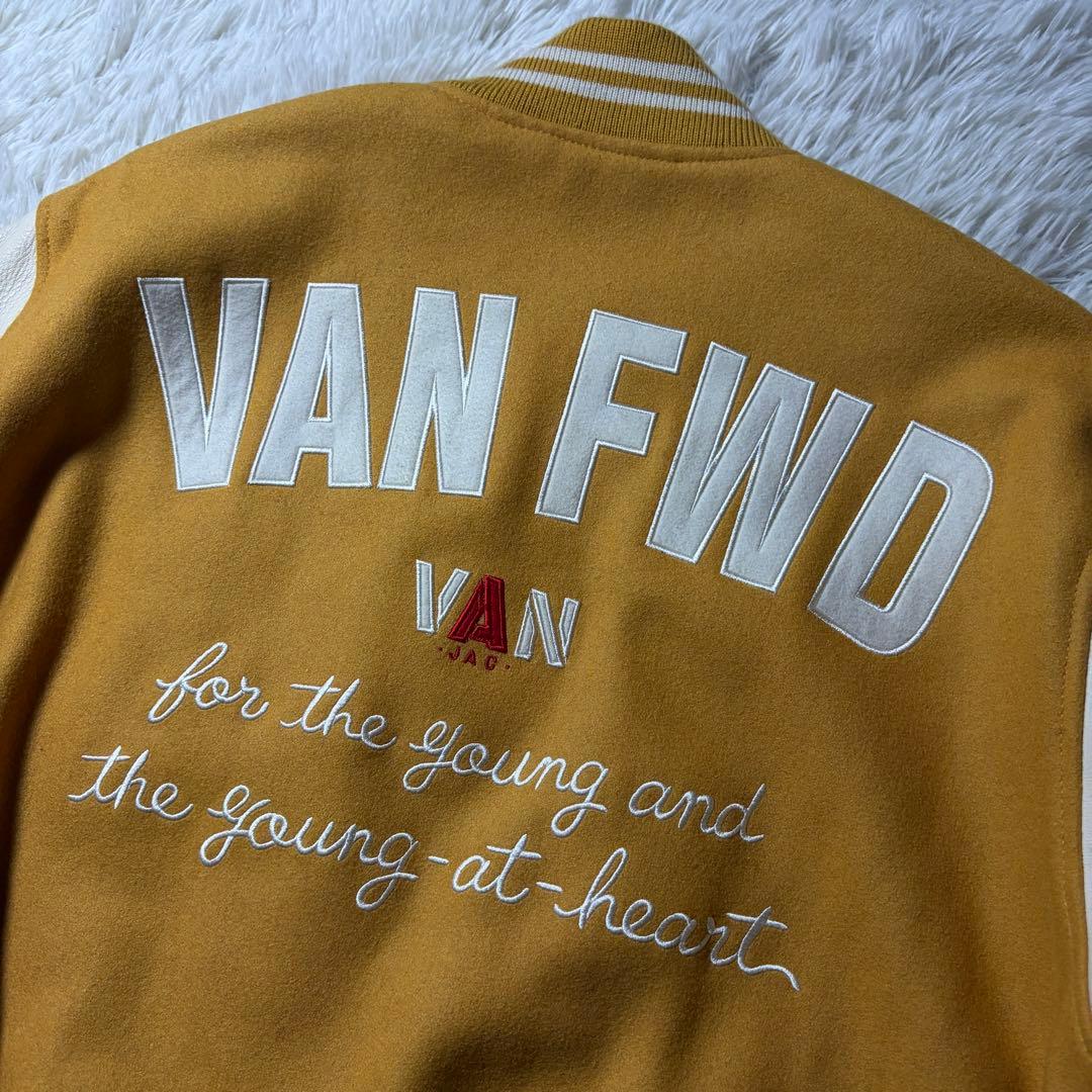 t*y様 美品■VAN JACKET スタジャン　フルデコ　袖レザー　ワッペン