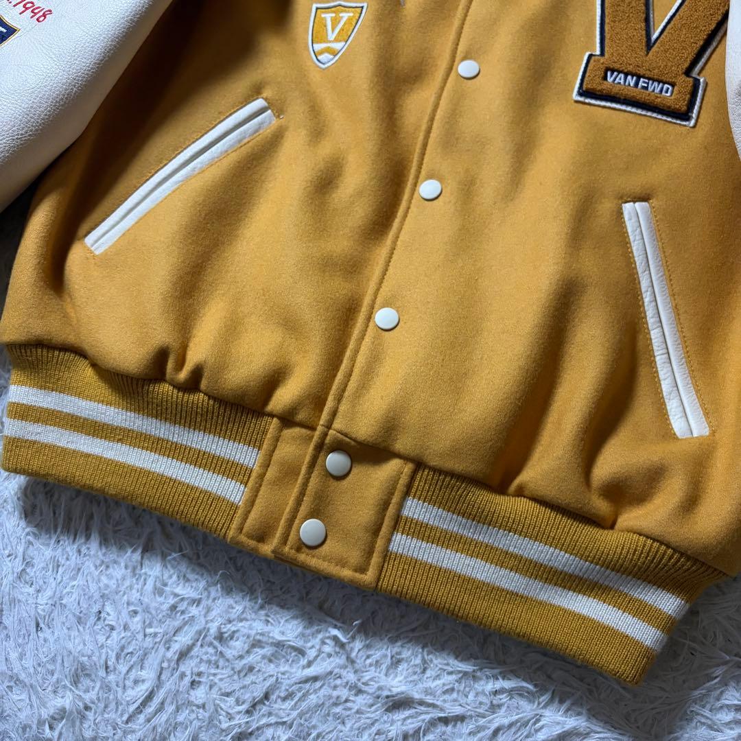 t*y様 美品■VAN JACKET スタジャン　フルデコ　袖レザー　ワッペン