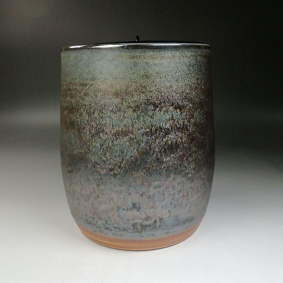 Ｔ７４０　水指　『前田泰昭 作』　共箱　茶道具