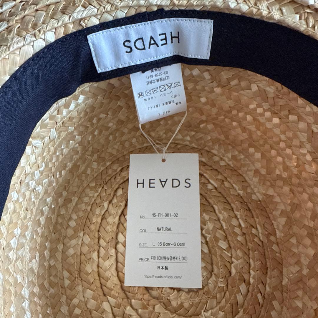 試着のみ HEADS ヘッズ　ハット 渡辺俊美　AUDREY オードリー　HAT