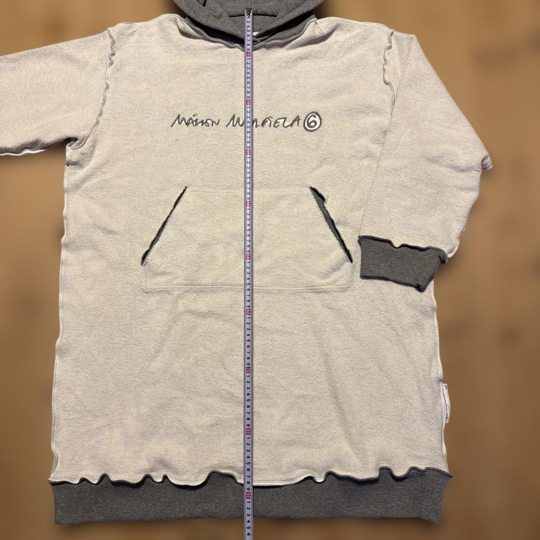 MAISON MARGIELA フード付きワンピース グレー