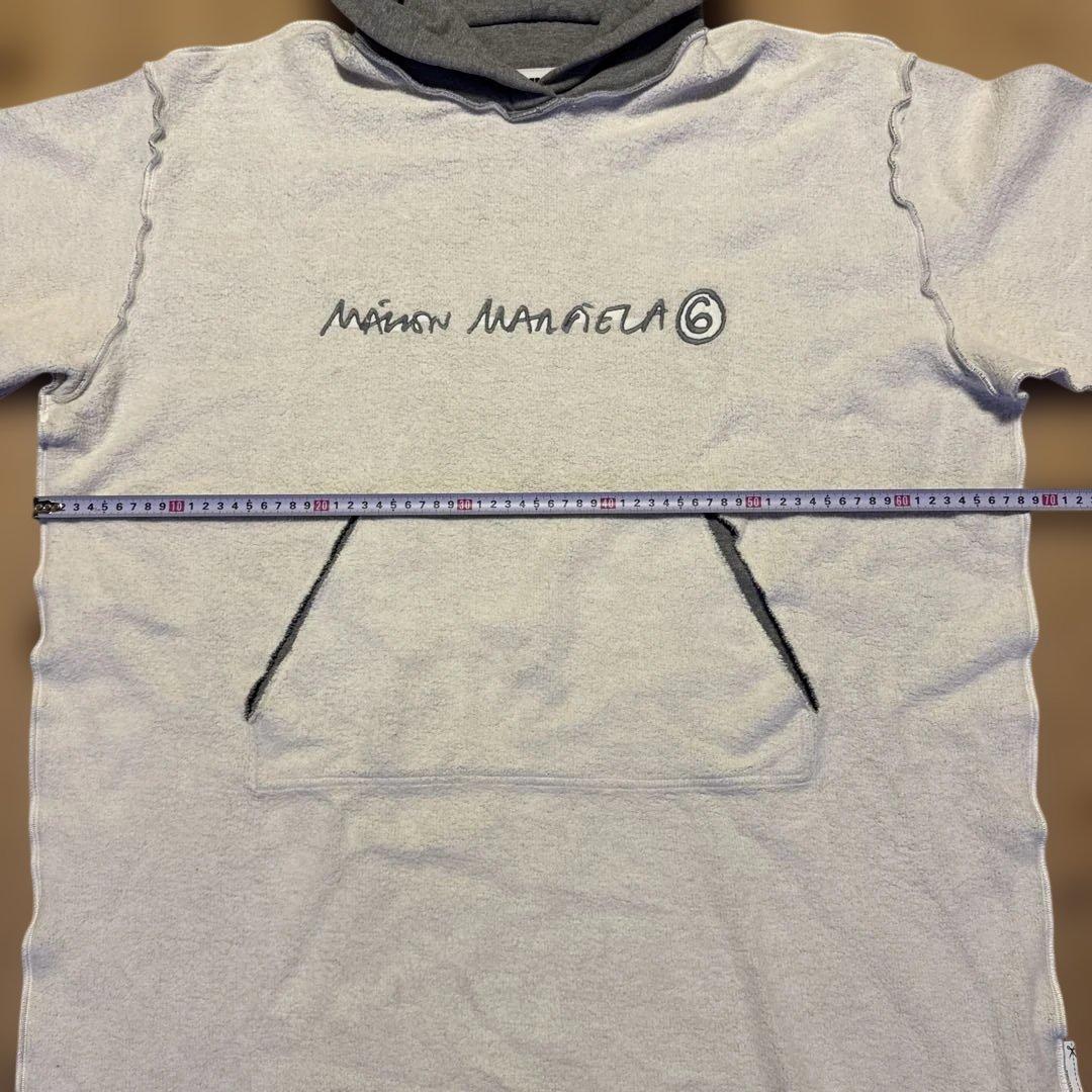 MAISON MARGIELA フード付きワンピース グレー