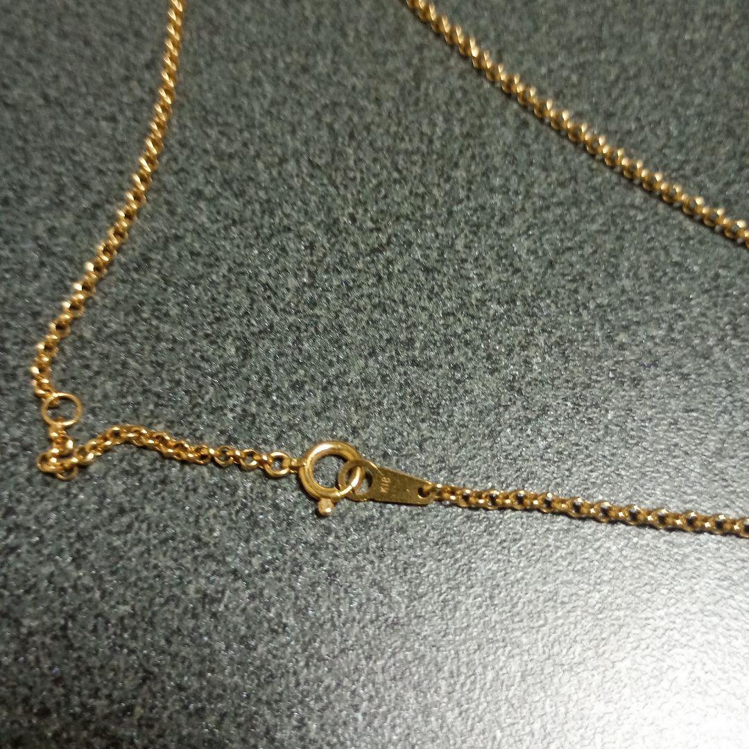 ダンボ❤️金高騰中✨K18刻印あり✨ゴールドネックレス 本物 金 金資産