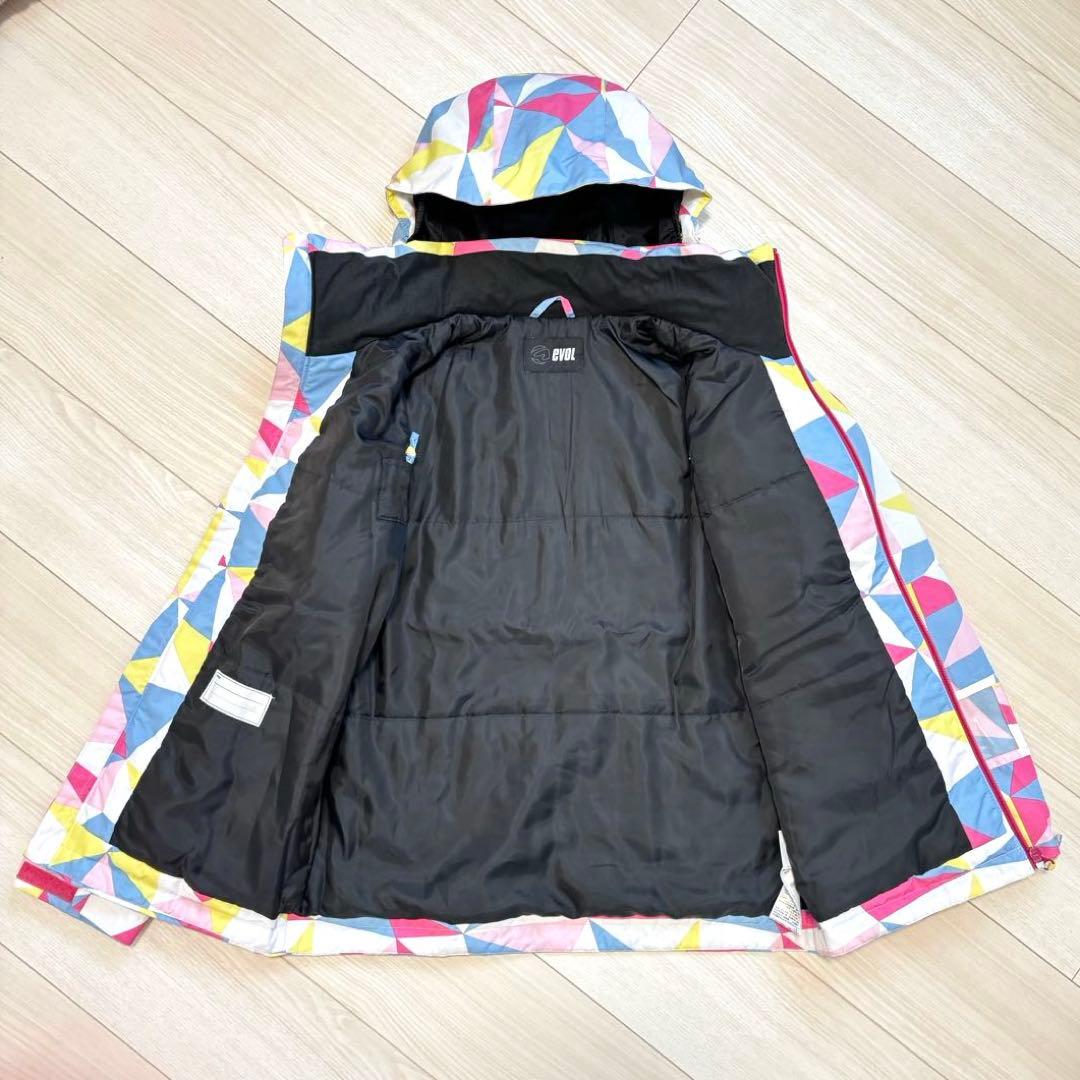 【美品】イーボル 上下セット スキーウェア スノーボード 女の子 160