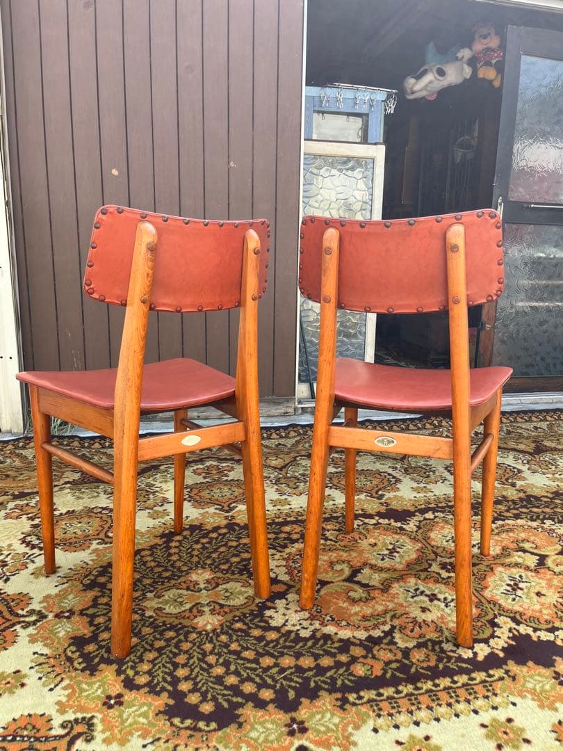 Nath＊秋田木工 椅子 ダイニングチェア 少々グラ付きあり セット