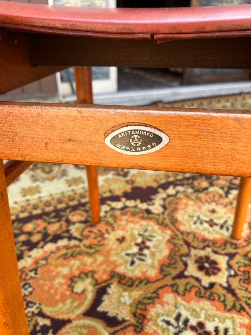 Nath＊秋田木工 椅子 ダイニングチェア 少々グラ付きあり セット